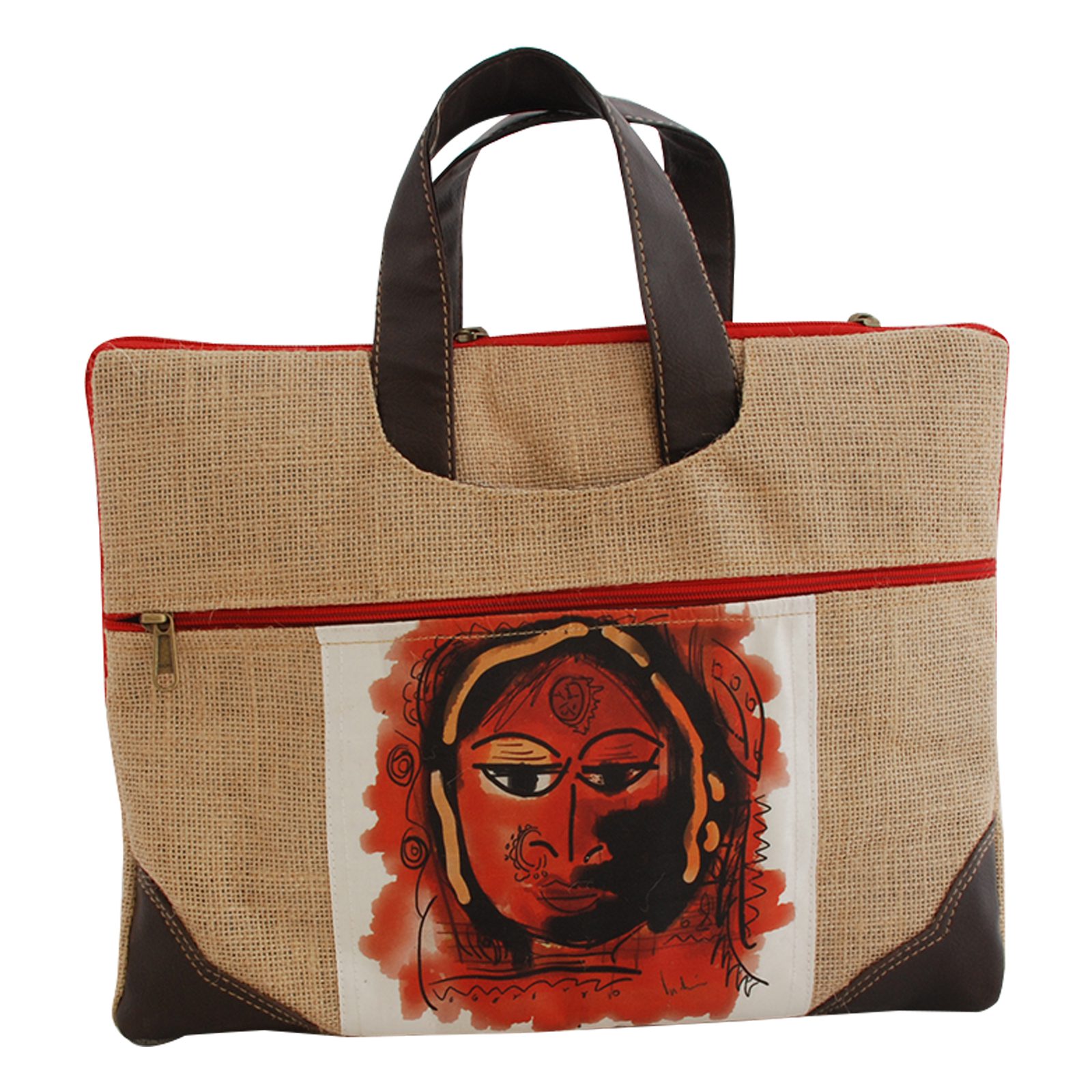 Handmade Jute Laptop Bags Online at Indha Craft - Curated online shop for handcrafted products ...