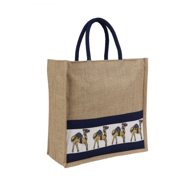 Jute-Lunch Bag For Gifting: Handcrafted by Indha