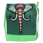 Elephant Embroidered Sling Bag