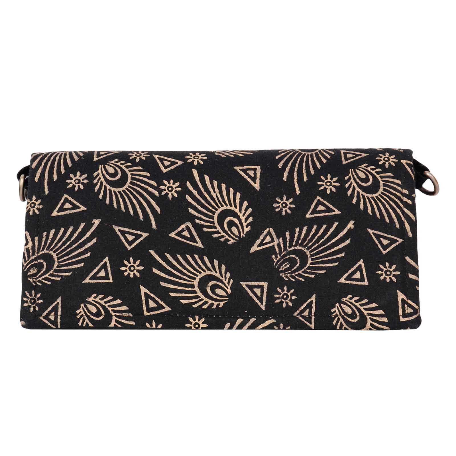 Classic Sinamay Black & White Clutch Bag For Weddings