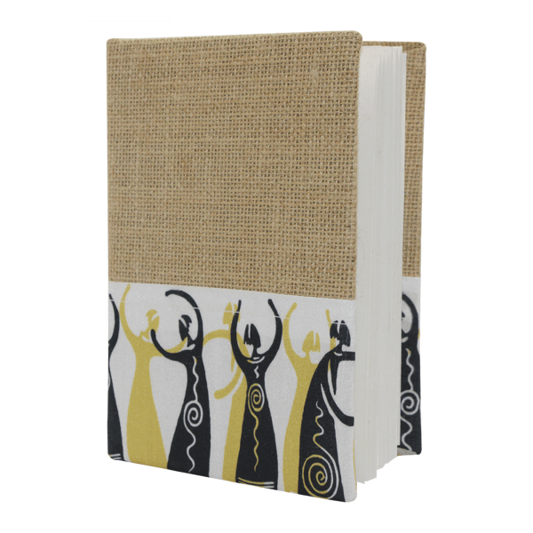 recycled paper jute diary