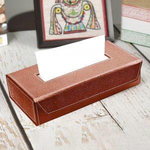 INDHA Tissue Holder Box | Paper Napkin Holder | Tissue Dispenser Organizer for Car Home Hotel Dinning Table