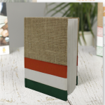 recycled paper jute diary