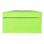 INDHA Fish Embroidery Motif Green Colour Multi Utility Make Up and Jewellery Vanity Box