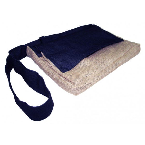 INDHA Laptop Bag in Jute & Denim| Eco Friendly Jute Laptop Bag | Sustainable Bag | Recyclable Bag