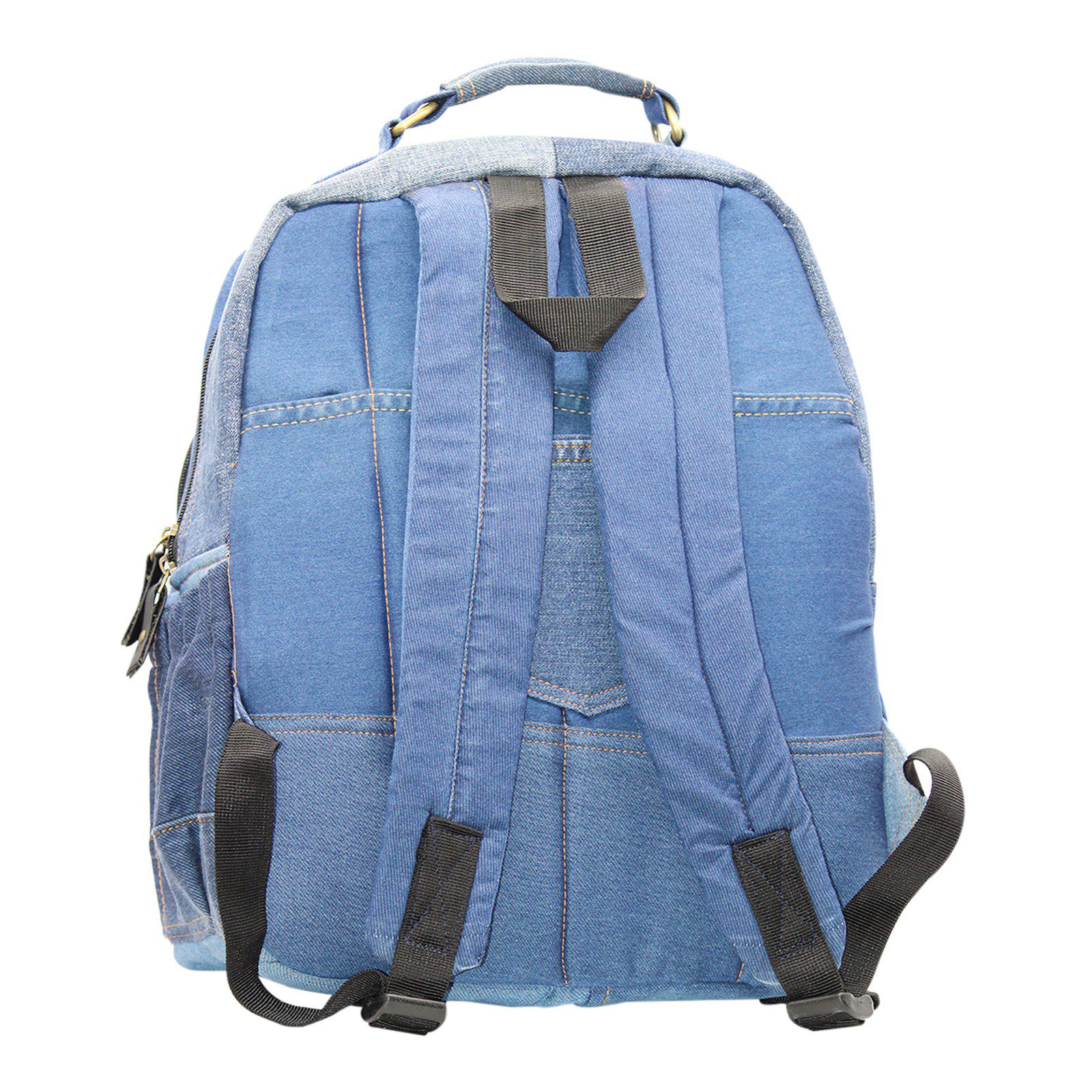 Vintage Womens Denim Backpacks School Backpack Blue Denim School Rucks –  iwalletsmen