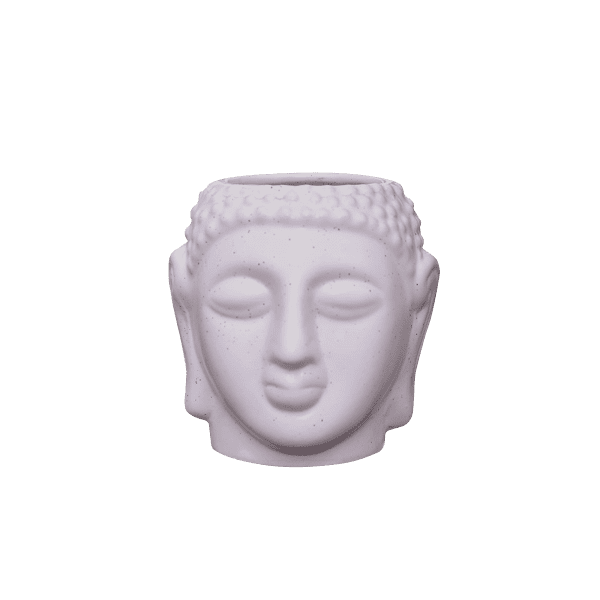 Buddha Face Ceramic Planter
