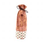 hand-block printed bottle cover