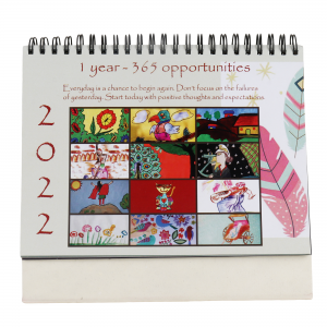 Children`s Craft Images Table Top Calendar for Home & Office Desk 2022