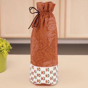 block Printed Bottle Cover