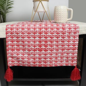 Cotton Hand Block Printed 6 Seater Center Dining Table Runner