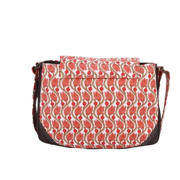 INDHA Recycled leftftover Cotton Printed Sling Bag/Cross Body Bag for Girls/Women’s