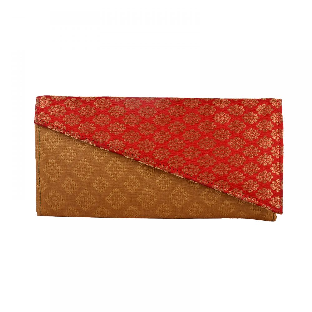 Buy PURSEO Party, Women's/Girls Casual Red Clutch Bag Purse Handbag Wedding  Bridal Gathering Functions (Gold) Online at Best Prices in India - JioMart.