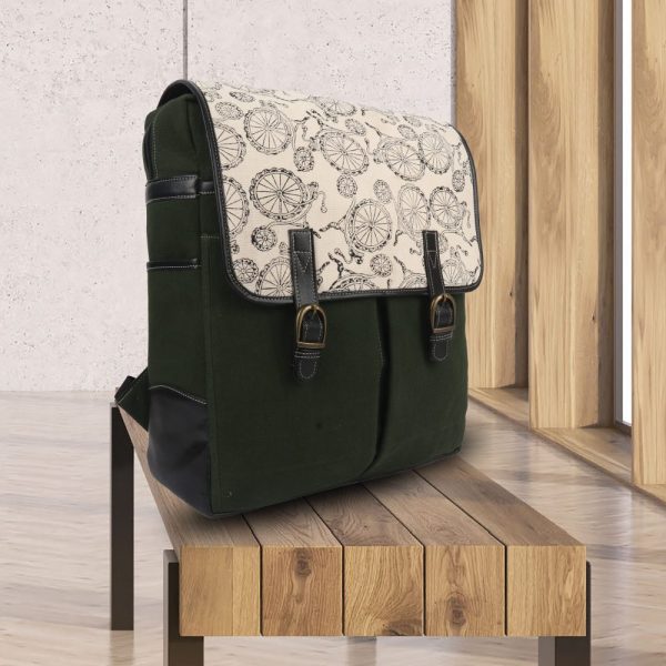 Hand Block-Printed Travel backpack