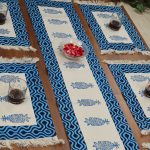 Handcrafted Cotton Dining Table Placemats & Runners Set by INDHA