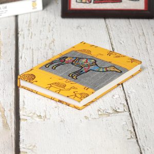 Embroidered Recycled Paper Diary