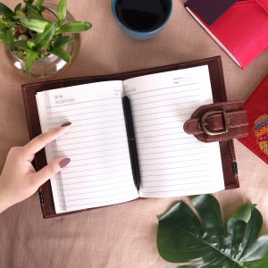 Leather Brown Handmade Diary