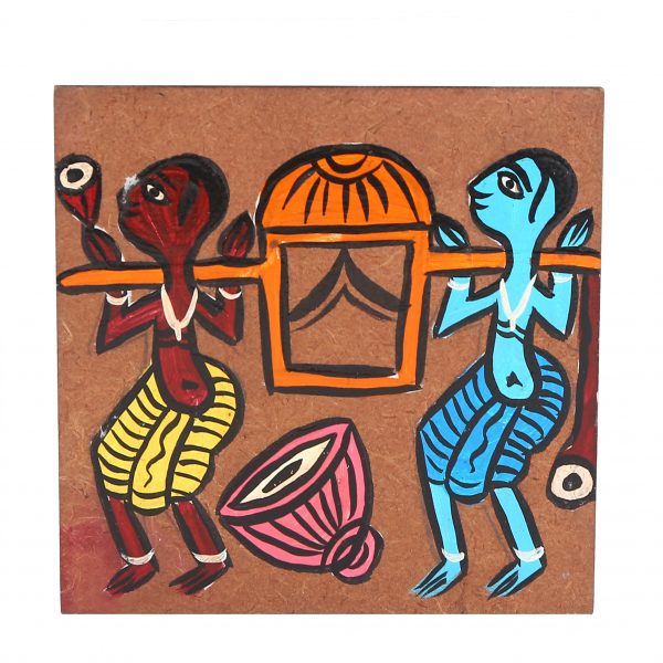 Chitra Art hand-painted coaster