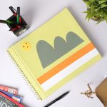Indha Handcrafted Colored Sheet Drawing Book