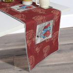 INDHA Table runner with Block-printed motifs and embroidery | Table runner for Dining Table | Cotton Table Runner | Home Furnishing | Home Décor | Gifting | Festive Gifting | Corporate Gifting | Festive Décor