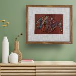 INDHA Hand Embroidered Wall Decor With Fish Design- Eco-Friendly & Unique