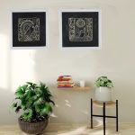 Hand-Embroidered Wooden Framed Wall-Decor With Bird Design
