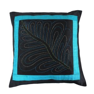 Embroidered Cushion Cover Kantha-Embroidery