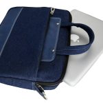 INDHA Laptop Bag Blue Denim Laptop Bag 14 Inch Laptop Bag