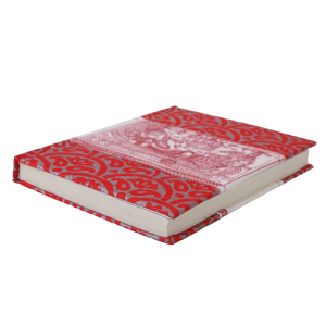 Indha Handcrafted Recycled-paper Diary | Handmade Journal | 5.0 X 7.0 Inches Diary |Block Printed Cover Diary | 50 Pages Diary