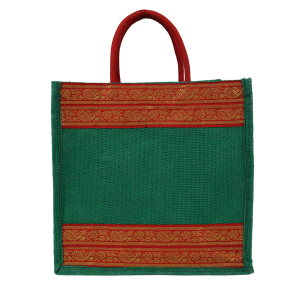 Green Jute Gift Bag