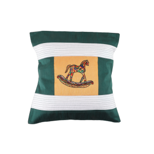 Indha Hand Embroidered Cushion Covers Horse (2)