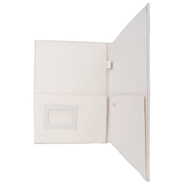 Professional Cotton Document Holder (lateral side)