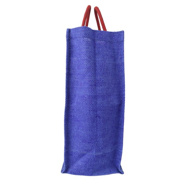 Jute Carry Bag Lunch Handbag (lateral view)