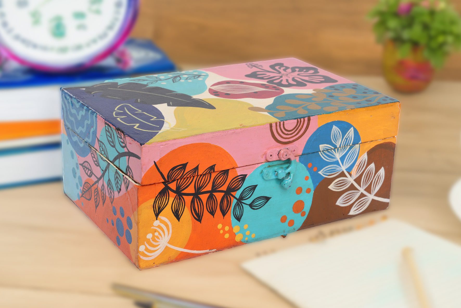 Buy INDHA Hand Painted Multipurpose Gift Box