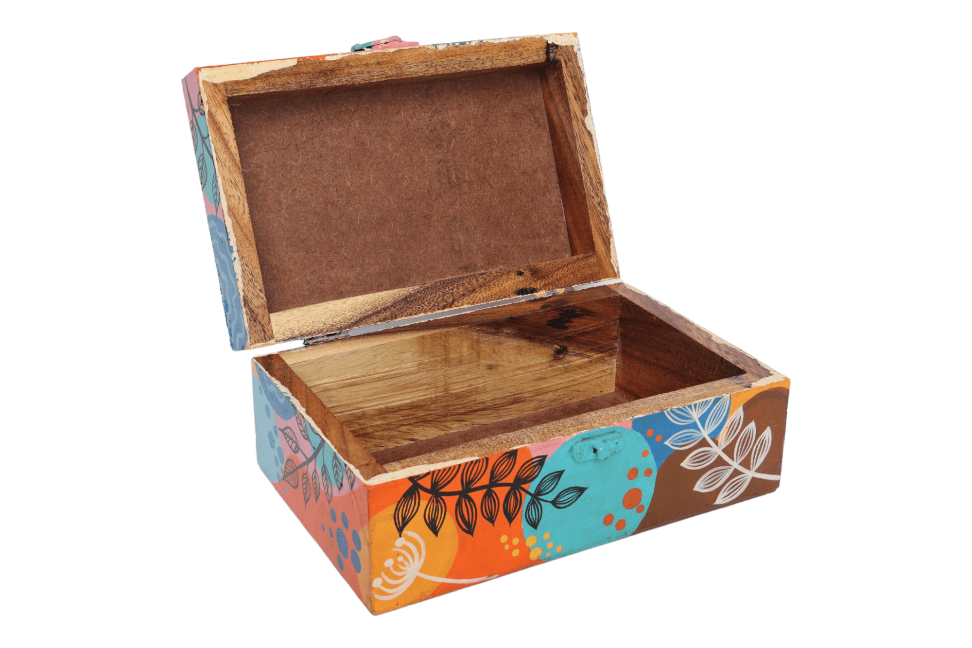 Hand Painted Multipurpose Gift Box (inside view)
