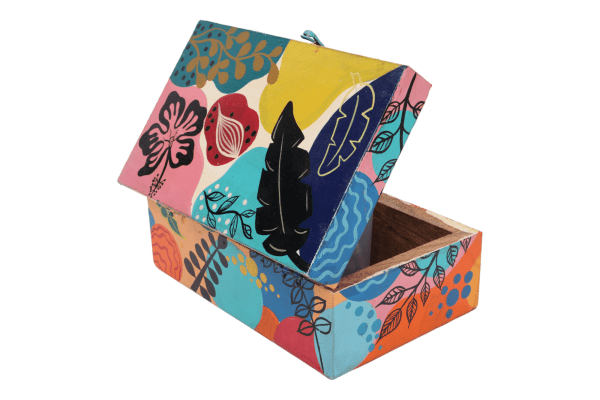 Wooden Hand Painted Multipurpose Gift Box
