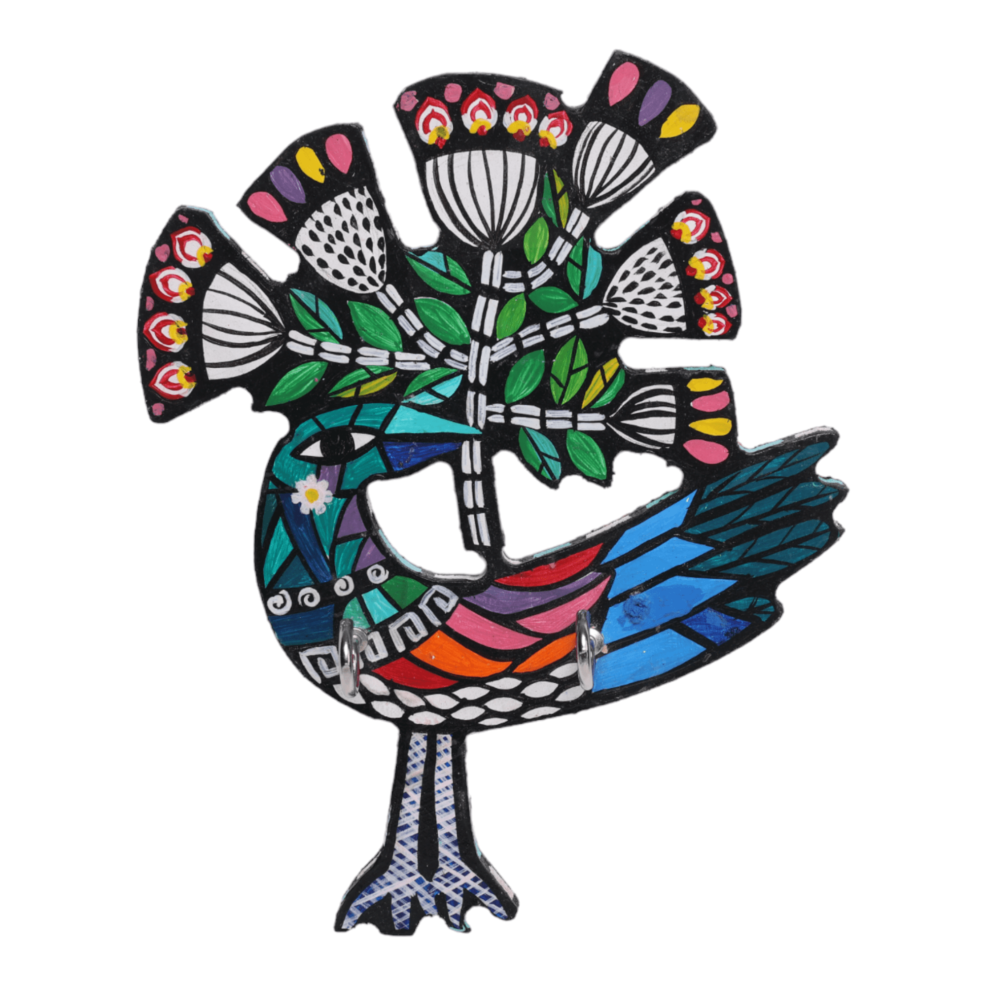 Buy INDHA Hand Painted Bird Key Hanger