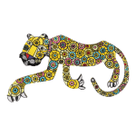 INDHA Leopard wall hanging painting/artwork.