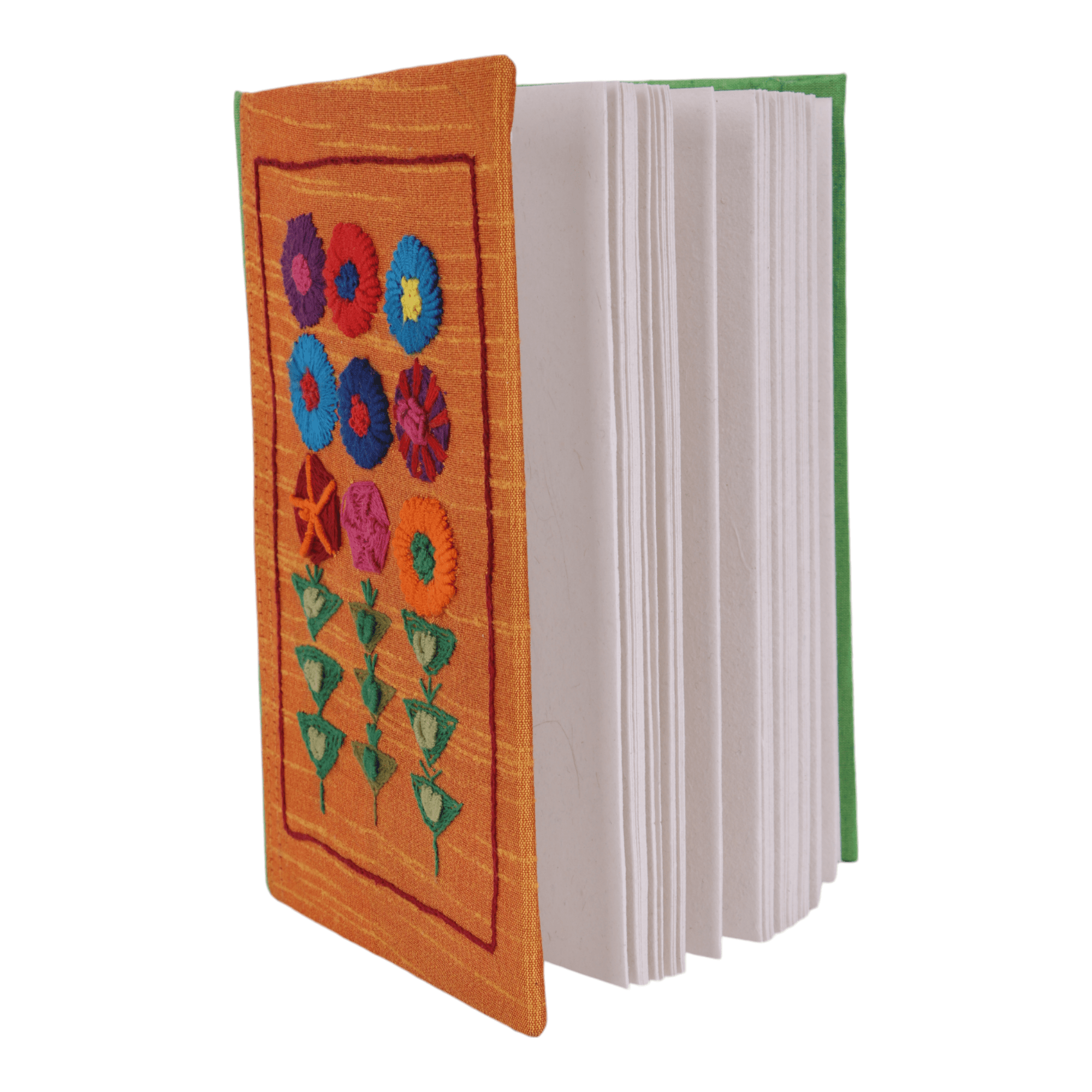 Hand Embroidered Diary for Gifting - 50 Pages, Perfect for sketching.