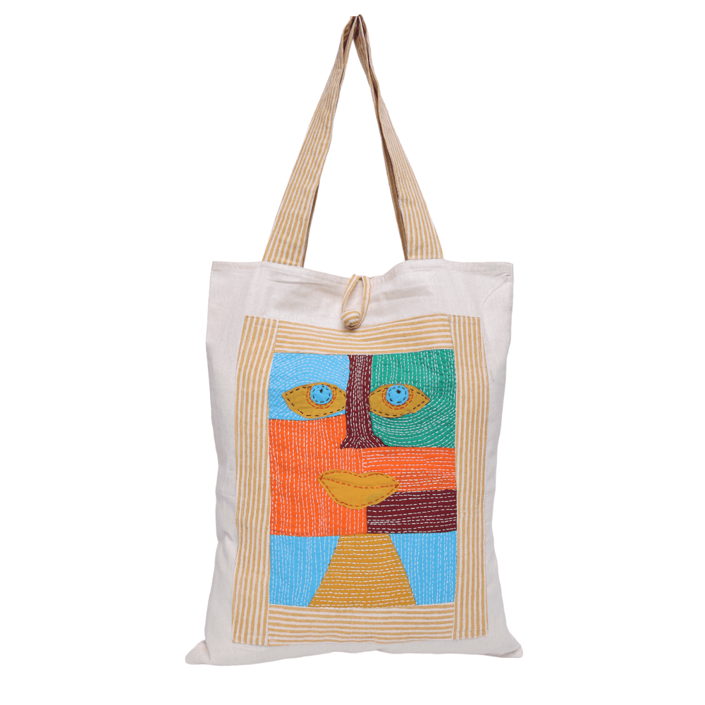 Indha Hand Embroidered Travel Bag/Shopping Bag